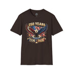 250 Years American Eagle T-Shirt — 1776–2026 Patriotic Anniversary Tee