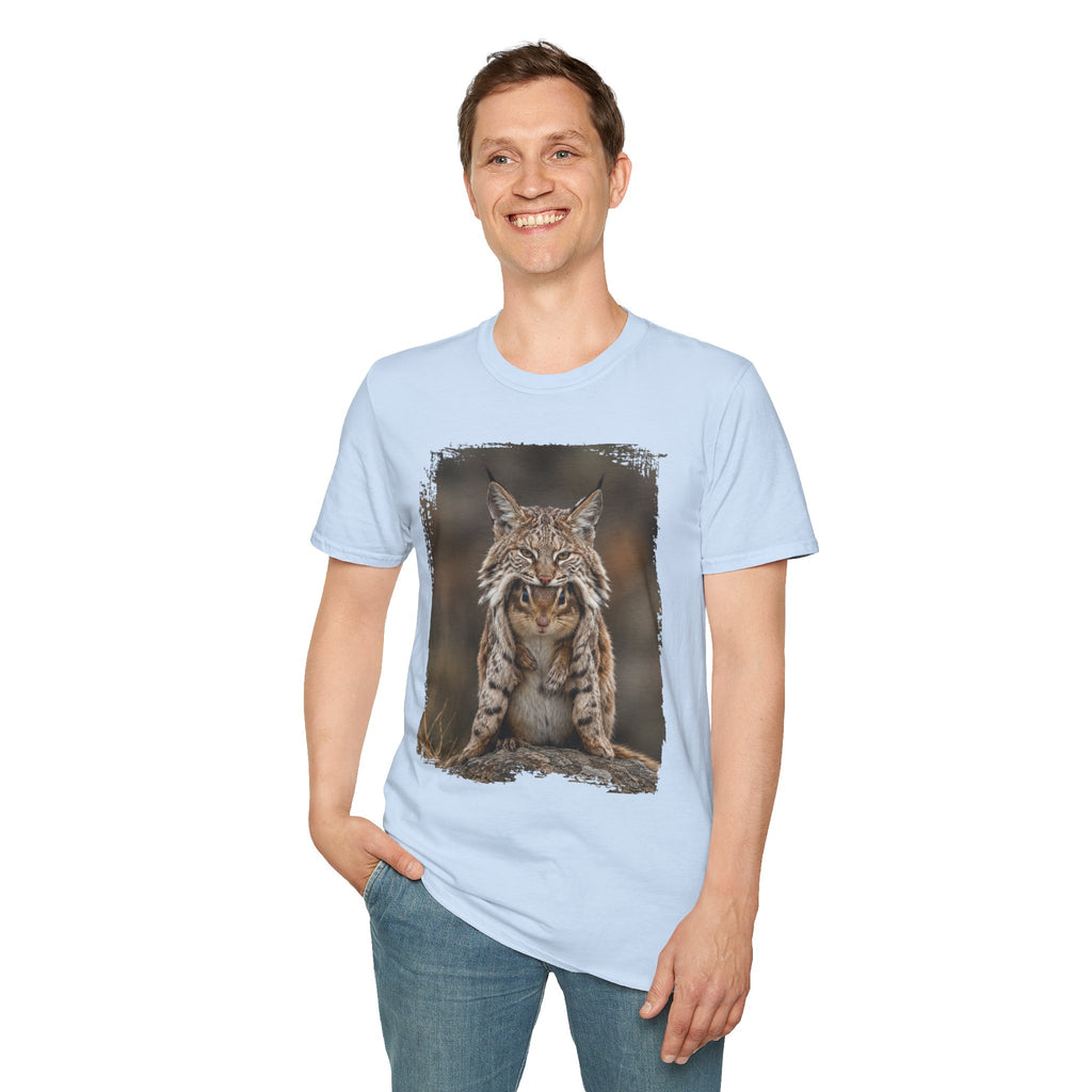 Lynx Portrait T-Shirt — Wild Cat Graphic Tee