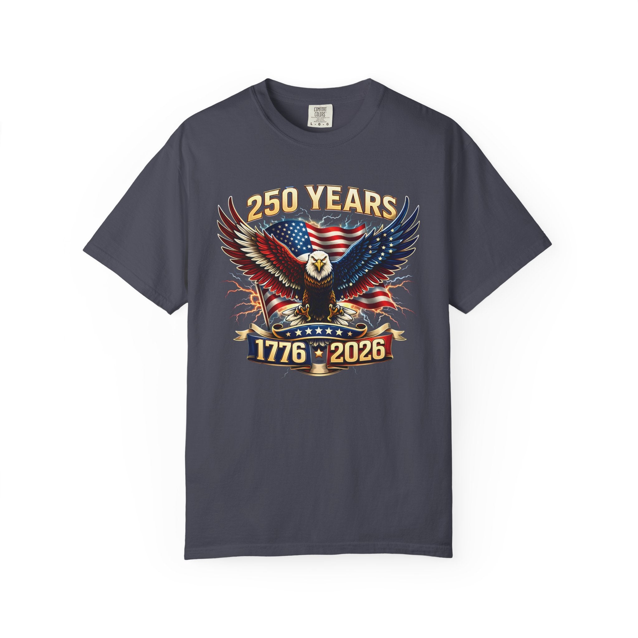 1776–2026 American Independence Eagle T-shirt — 250th Anniversary Patriotic Tee
