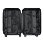 Floral Blue Bloom Suitcase – Luggage Cover with Large 3D Flower Design