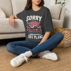 Sorry, Got Plans T‑Shirt — Cat on Couch Funny Lazy Day Tee