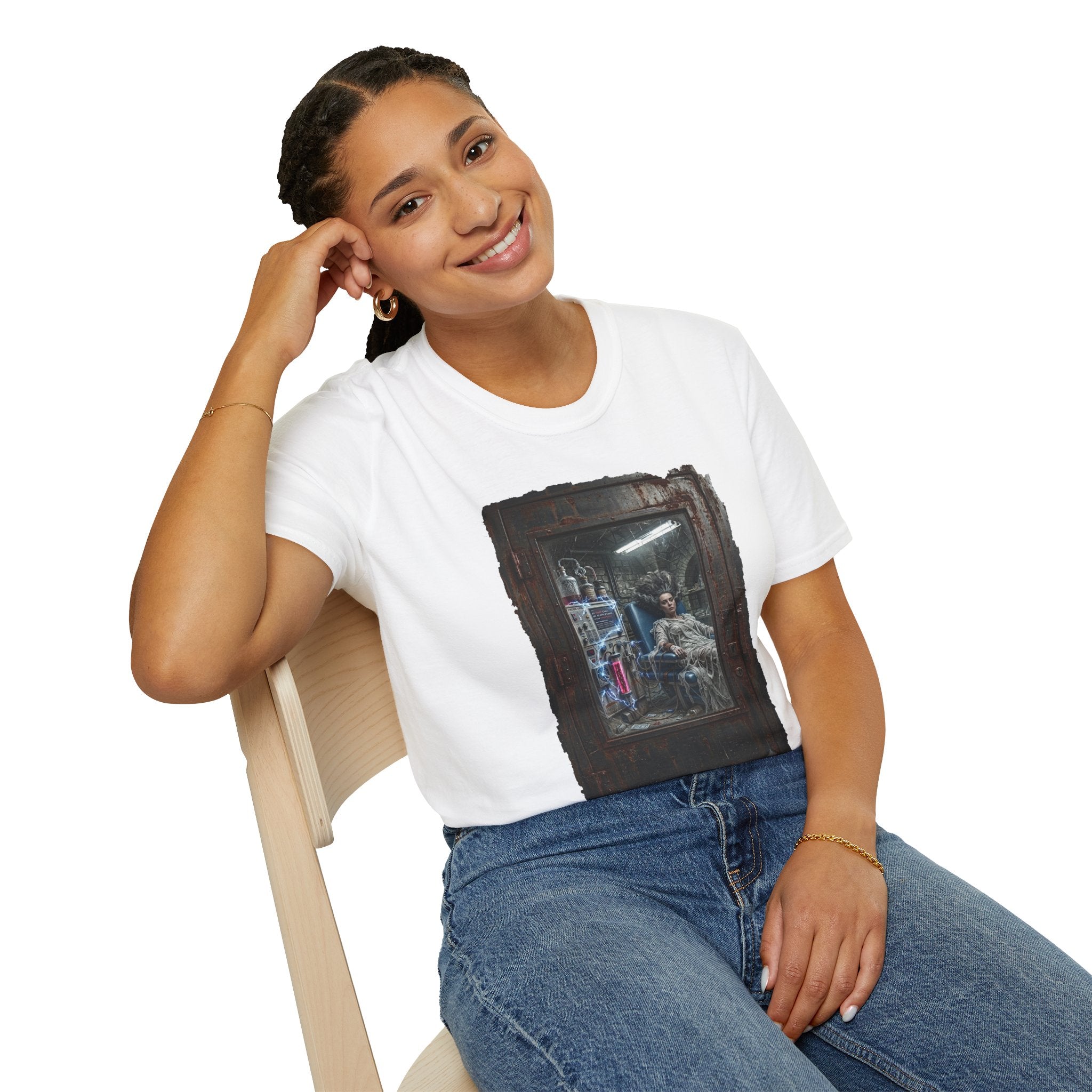 Vintage Barber Shop Photo T‑Shirt