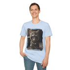 Cat Portrait T-Shirt — Cute Retro Tabby Face Print