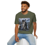 Orca & Penguin Graphic T‑Shirt — Cute Antarctic Wildlife Tee