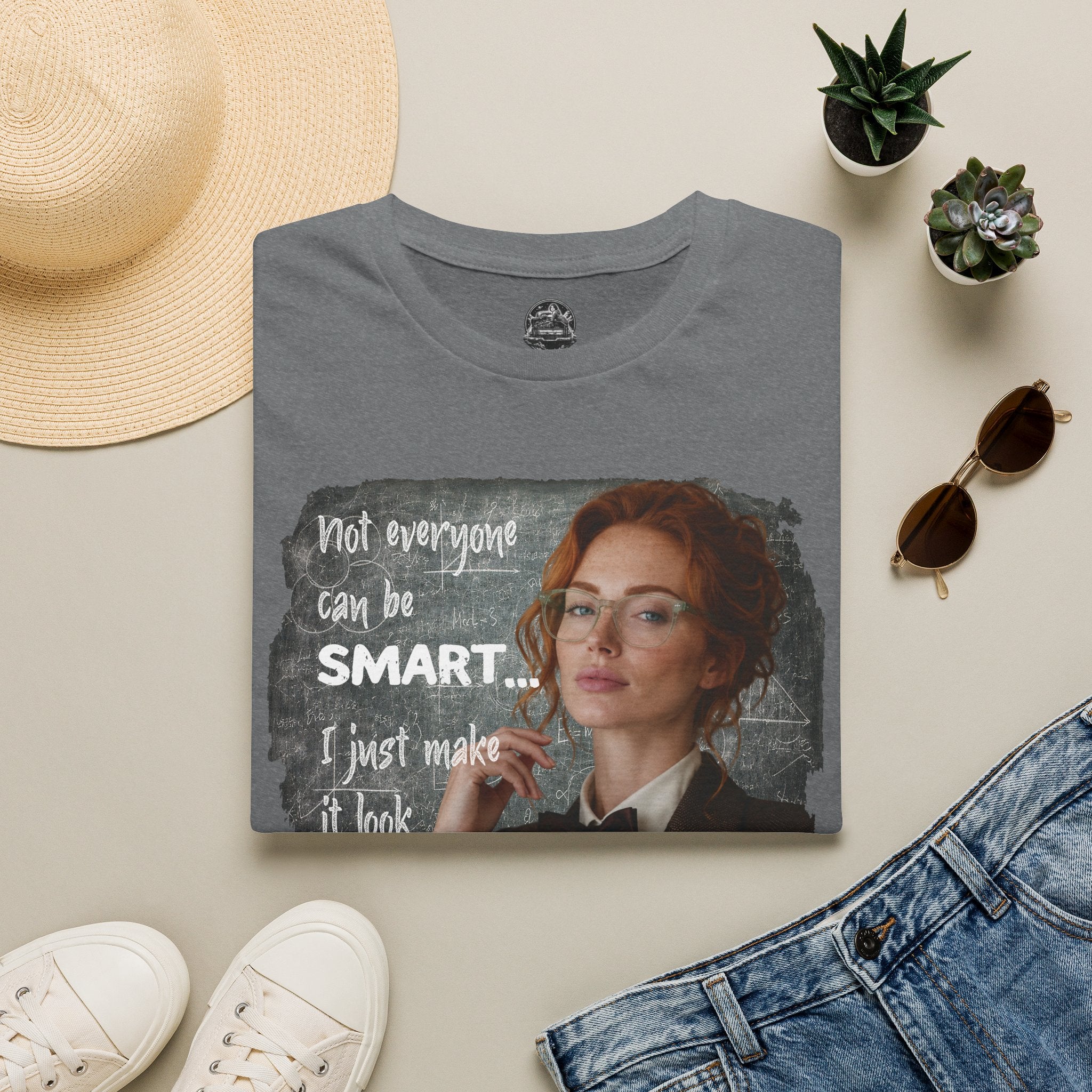 T-Shirt — “Not Everyone Can Be Smart, I Just Make It Look Easy” Graphic Tee