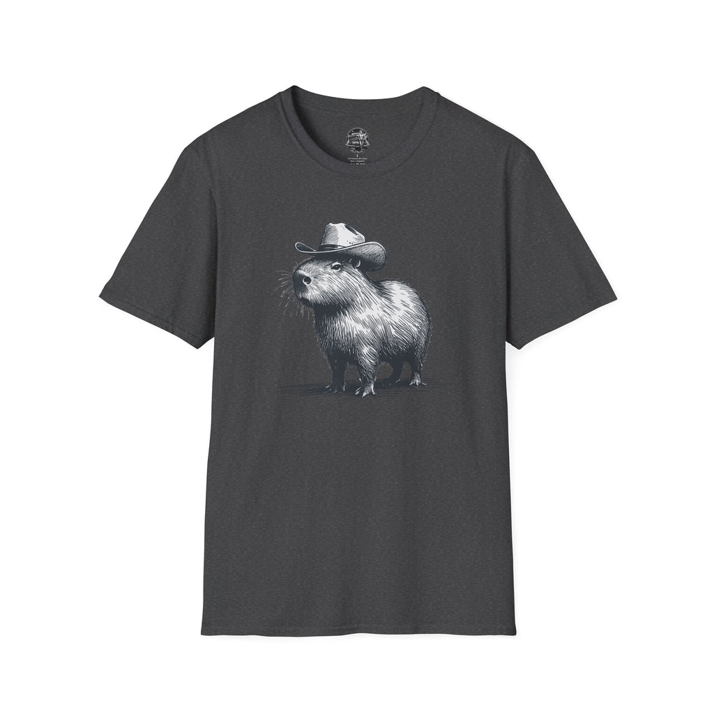 Cowboy Capybara T-Shirt — Cute Western Animal Graphic Tee