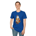 Ghost Softstyle T-Shirt with Patchwork Quilt Design