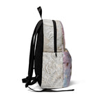 Pastel Heirloom Butterflies Backpack — Dreamy Glass Butterfly Collage
