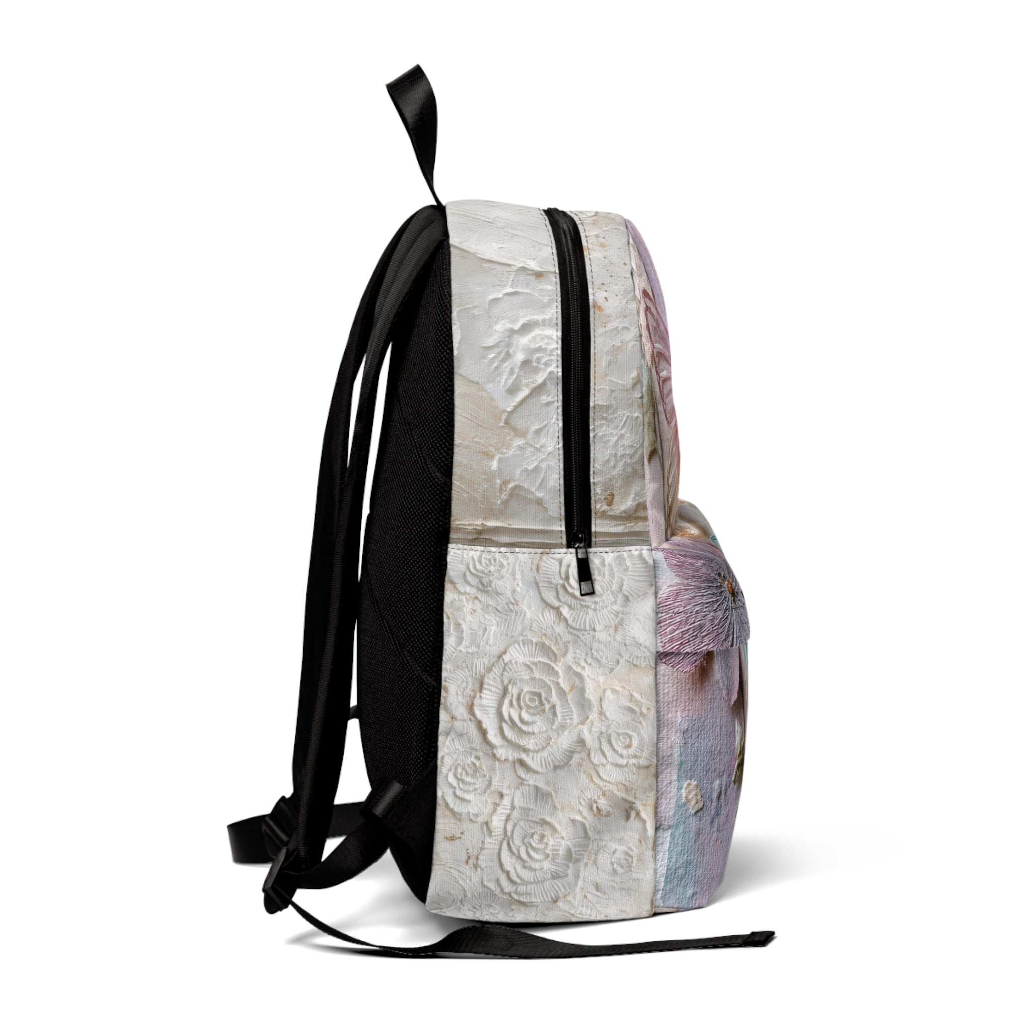 Pastel Heirloom Butterflies Backpack — Dreamy Glass Butterfly Collage