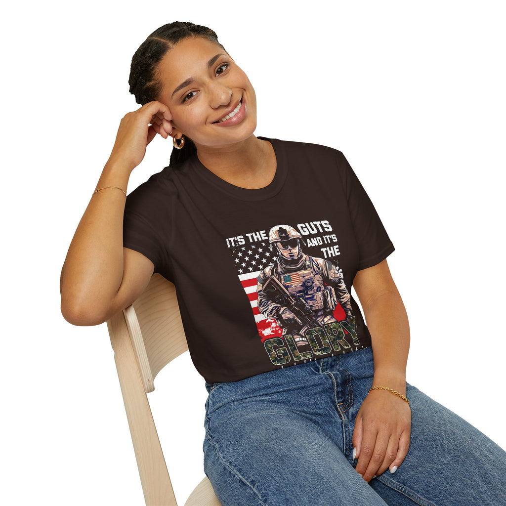 It's the Guts and It's the Glory T-Shirt — Motivational Graphic Tee