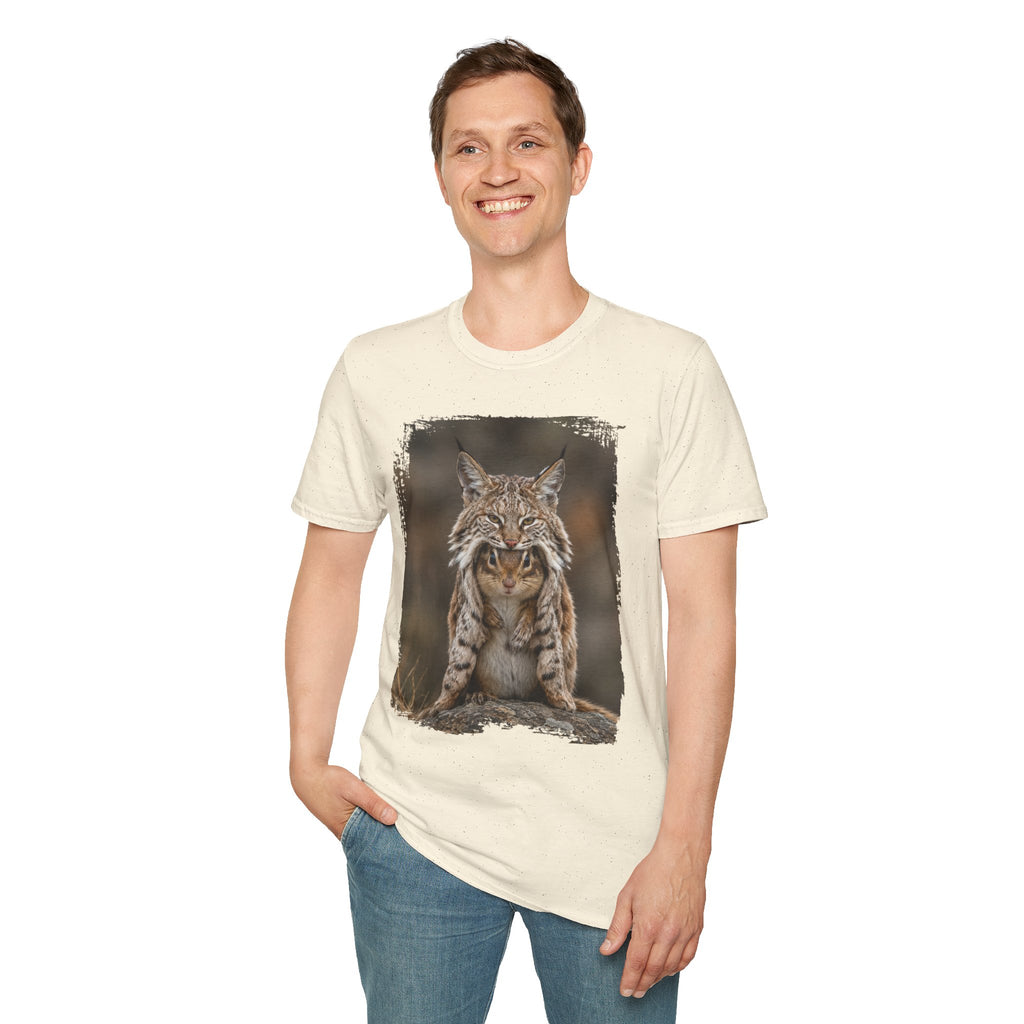 Lynx Portrait T-Shirt — Wild Cat Graphic Tee