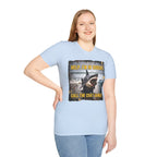 Shark Graphic T-Shirt — "Help, I'm in Shock!" Funny Beachwear
