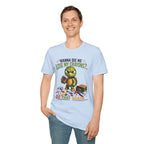Funny Angry Turtle T-Shirt — “Wanna See Me Lose My Crayons? Do That Again…” — Teacher & Art Lover Tee