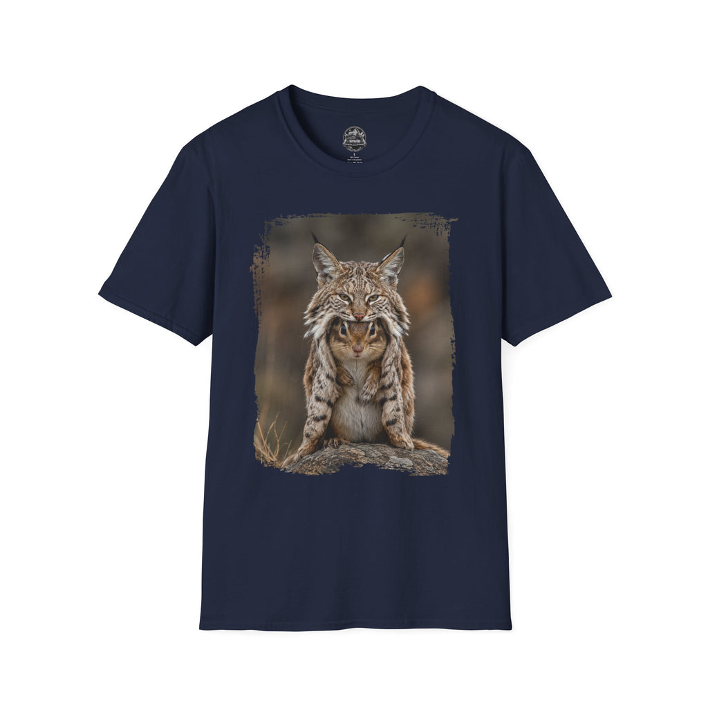 Lynx Portrait T-Shirt — Wild Cat Graphic Tee