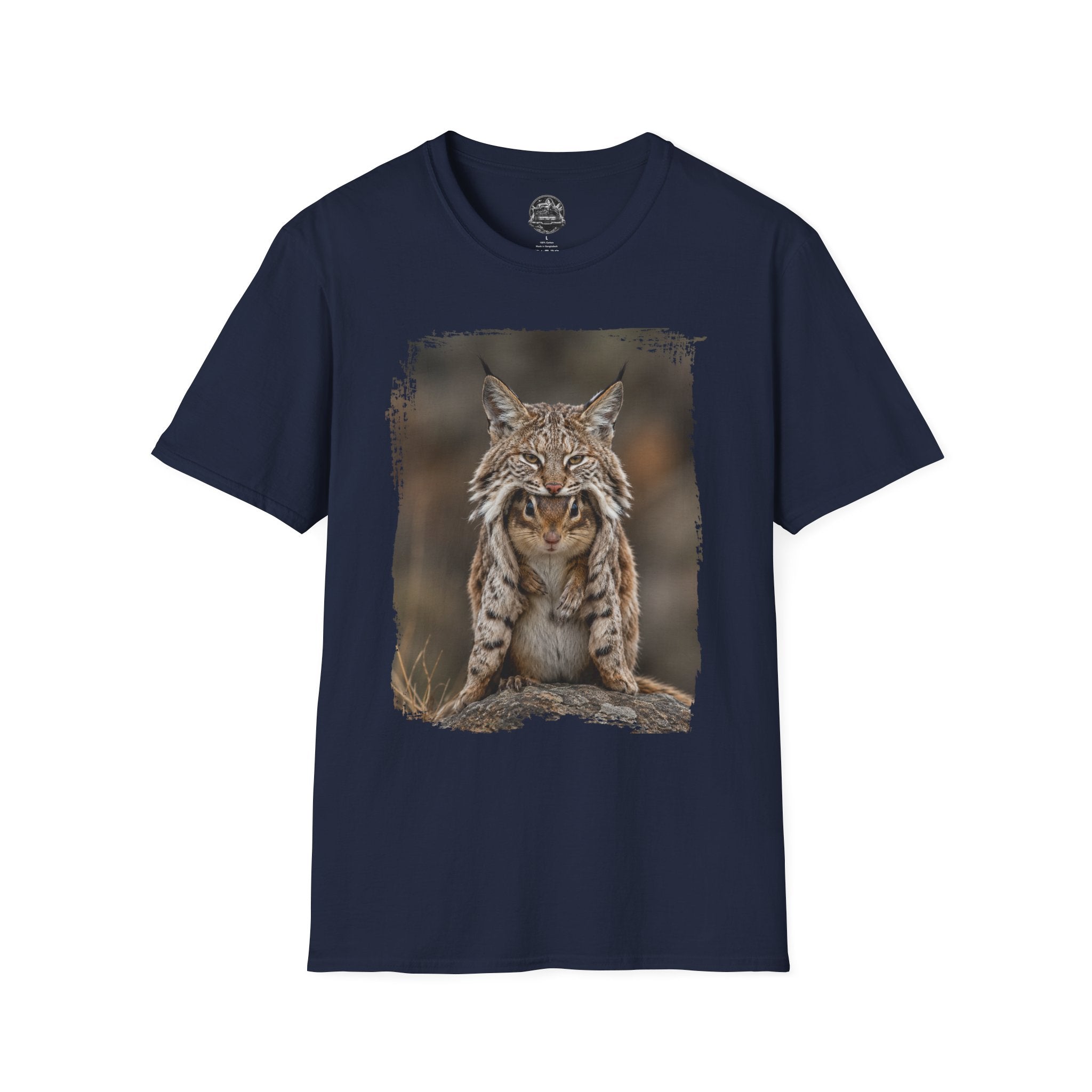 Lynx Portrait T-Shirt — Wild Cat Graphic Tee