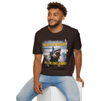 Shark Graphic T-Shirt — "Help, I'm in Shock!" Funny Beachwear