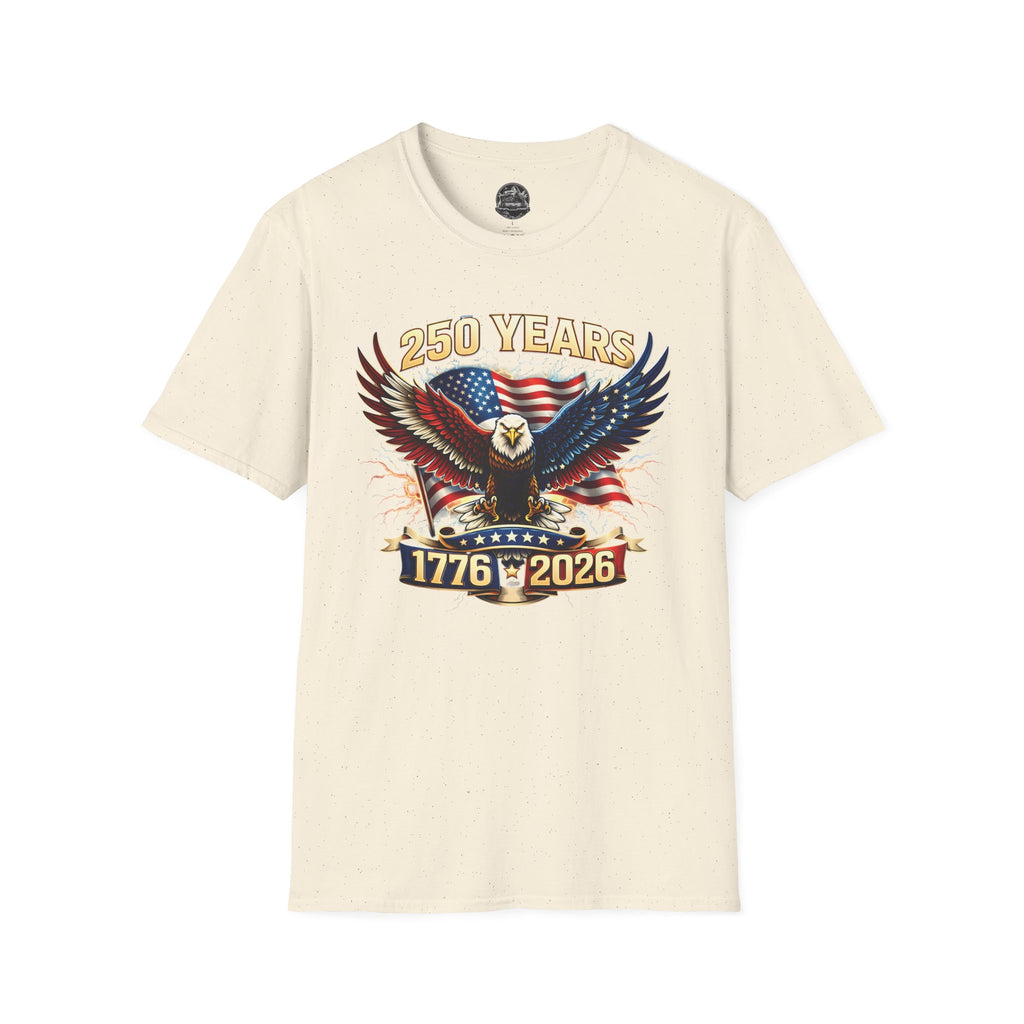 250 Years American Eagle T-Shirt — 1776–2026 Patriotic Anniversary Tee