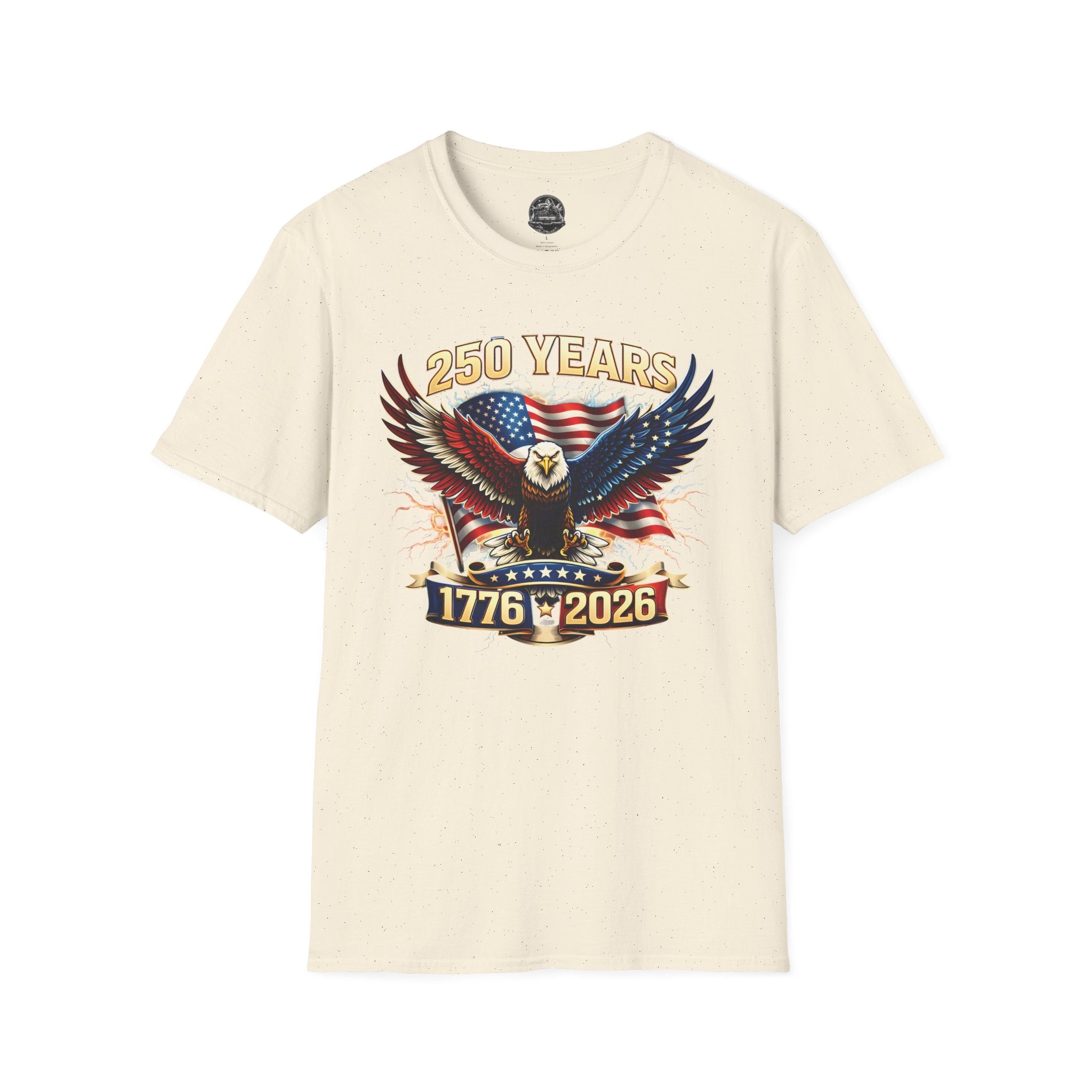 250 Years American Eagle T-Shirt — 1776–2026 Patriotic Anniversary Tee