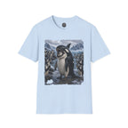 Orca & Penguin Graphic T‑Shirt — Cute Antarctic Wildlife Tee