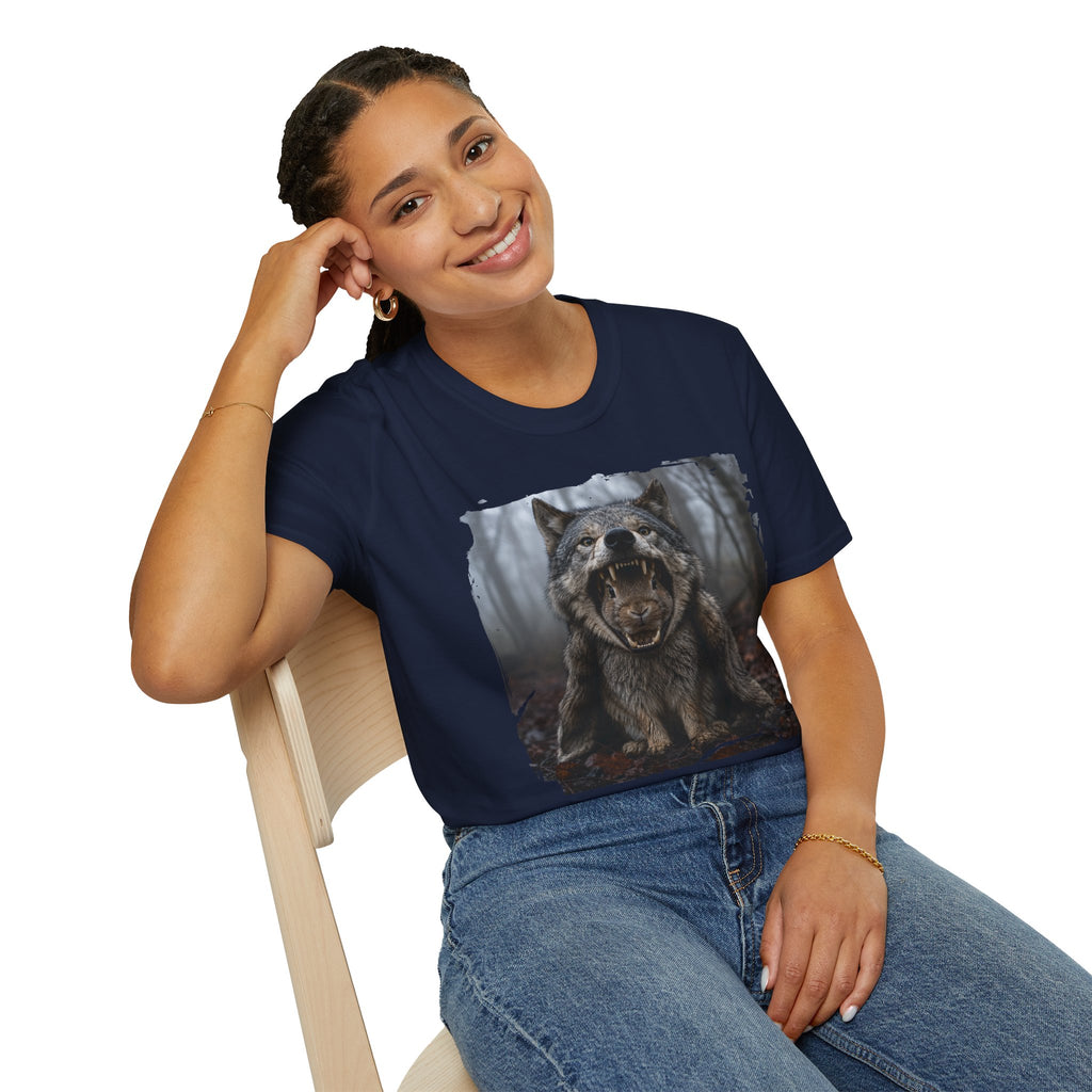 Wolf Roar T-Shirt — Fierce Forest Wildlife Graphic Tee