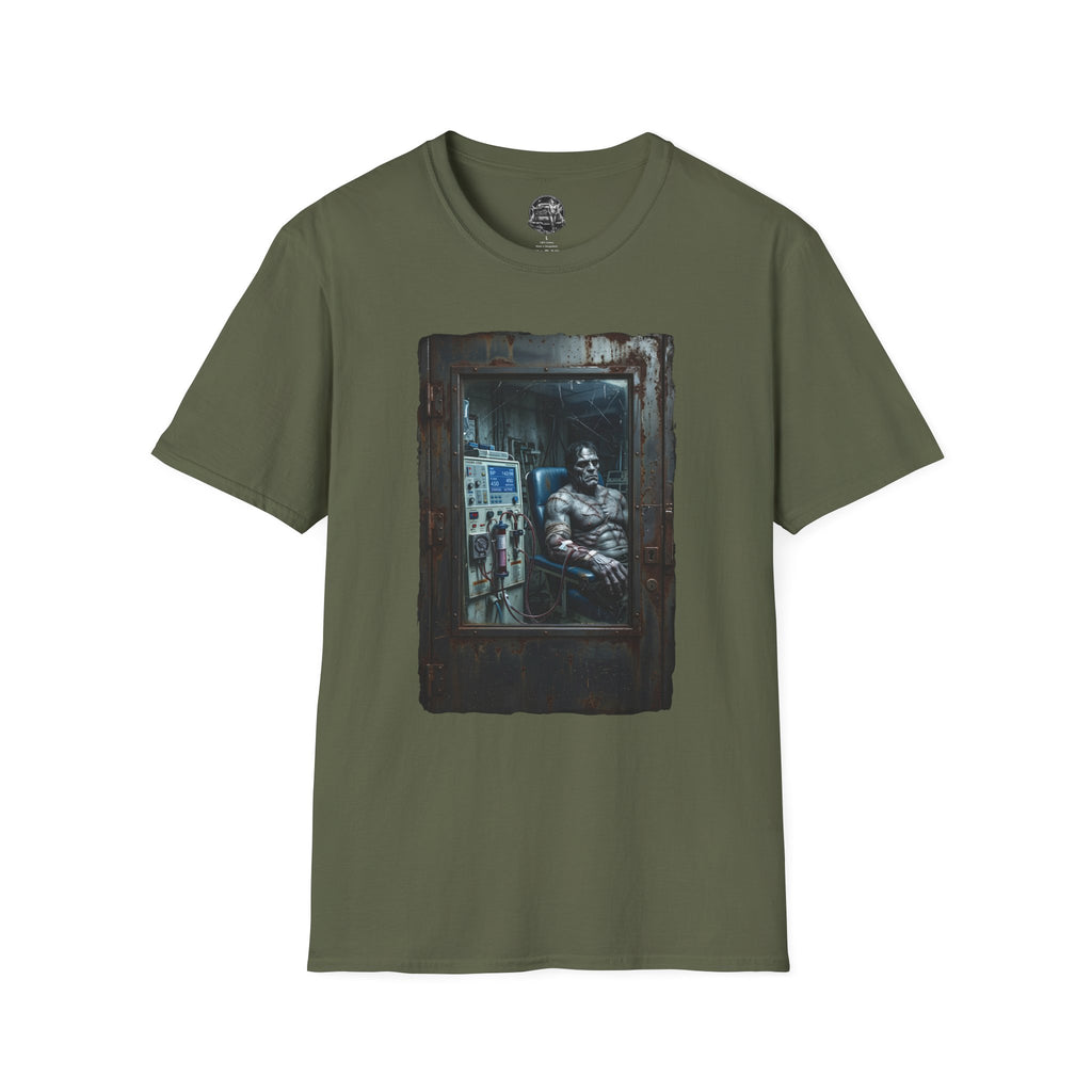 The Patchwork Patient Horror T-Shirt | Spooky Dialysis Tech Halloween Shirt
