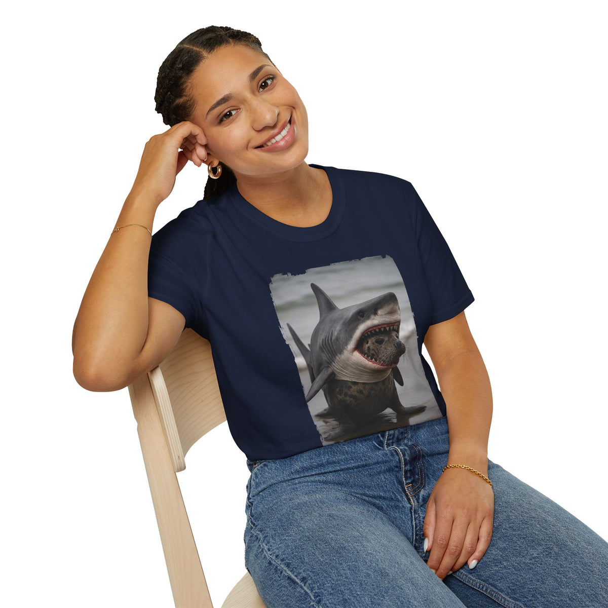 Seal in Shark’s Clothing | Funny Ocean Animal Graphic Tee | Quirky Marine Life Shirt | Creature Features Collection