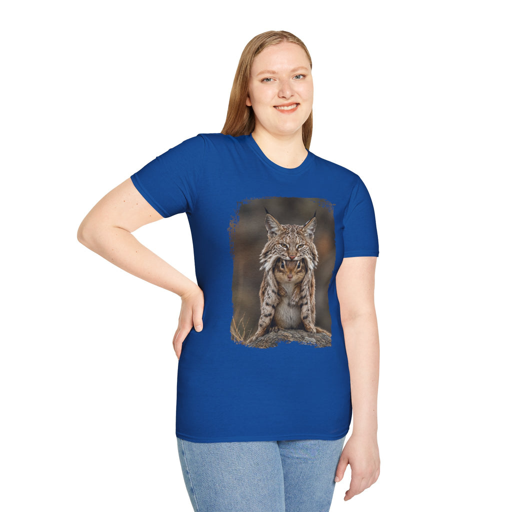 Lynx Portrait T-Shirt — Wild Cat Graphic Tee