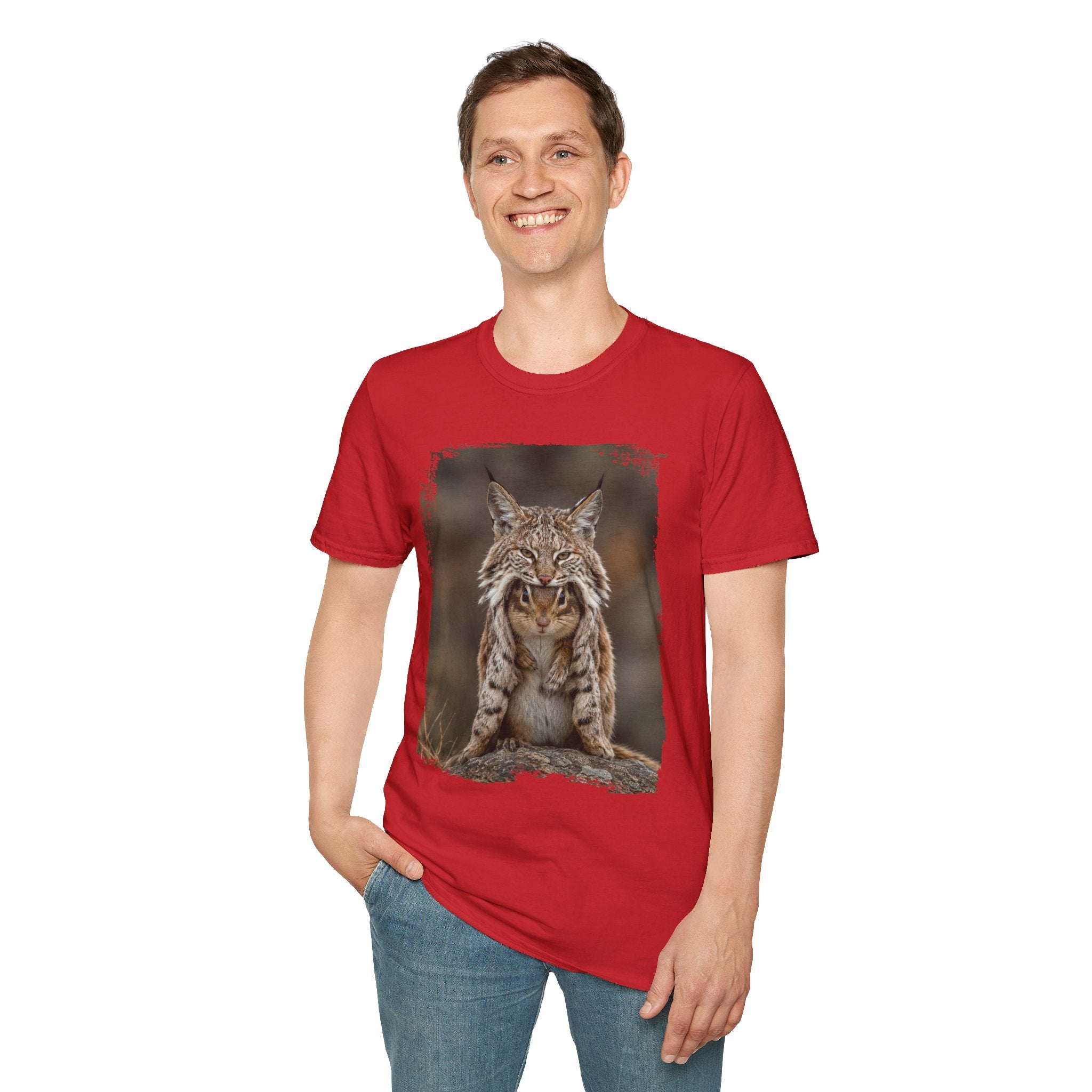 Lynx Portrait T-Shirt — Wild Cat Graphic Tee