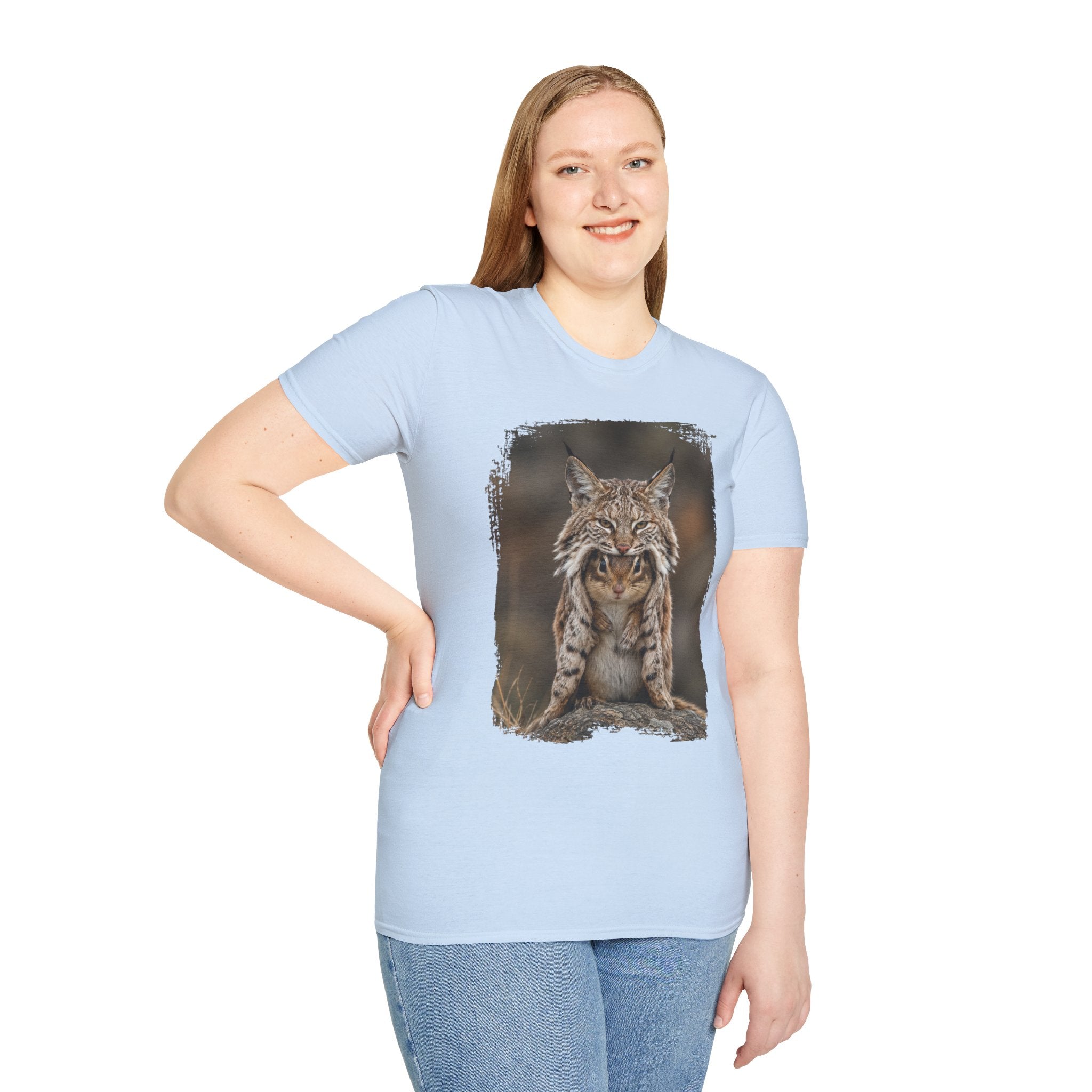 Lynx Portrait T-Shirt — Wild Cat Graphic Tee