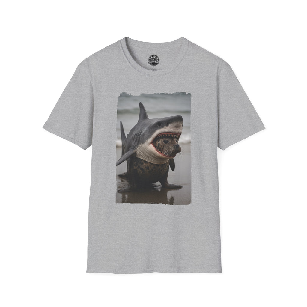 Seal in Shark’s Clothing | Funny Ocean Animal Graphic Tee | Quirky Marine Life Shirt | Creature Features Collection