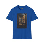 Horror Mummy Room Graphic T‑Shirt — Vintage Creepy Museum Scene Tee