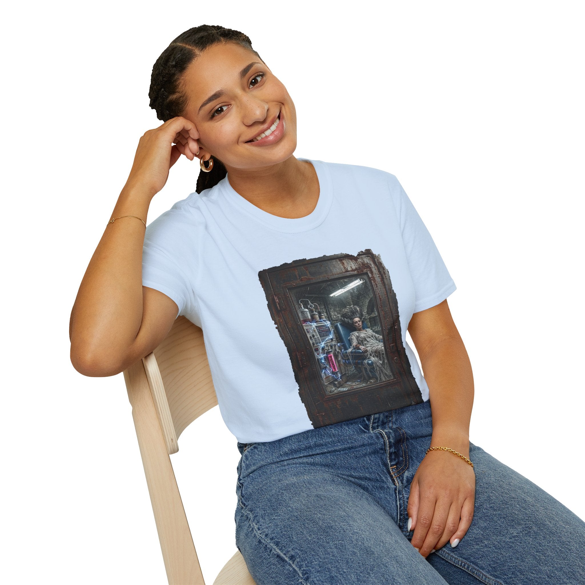Vintage Barber Shop Photo T‑Shirt