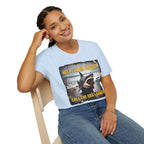 Shark Graphic T-Shirt — "Help, I'm in Shock!" Funny Beachwear