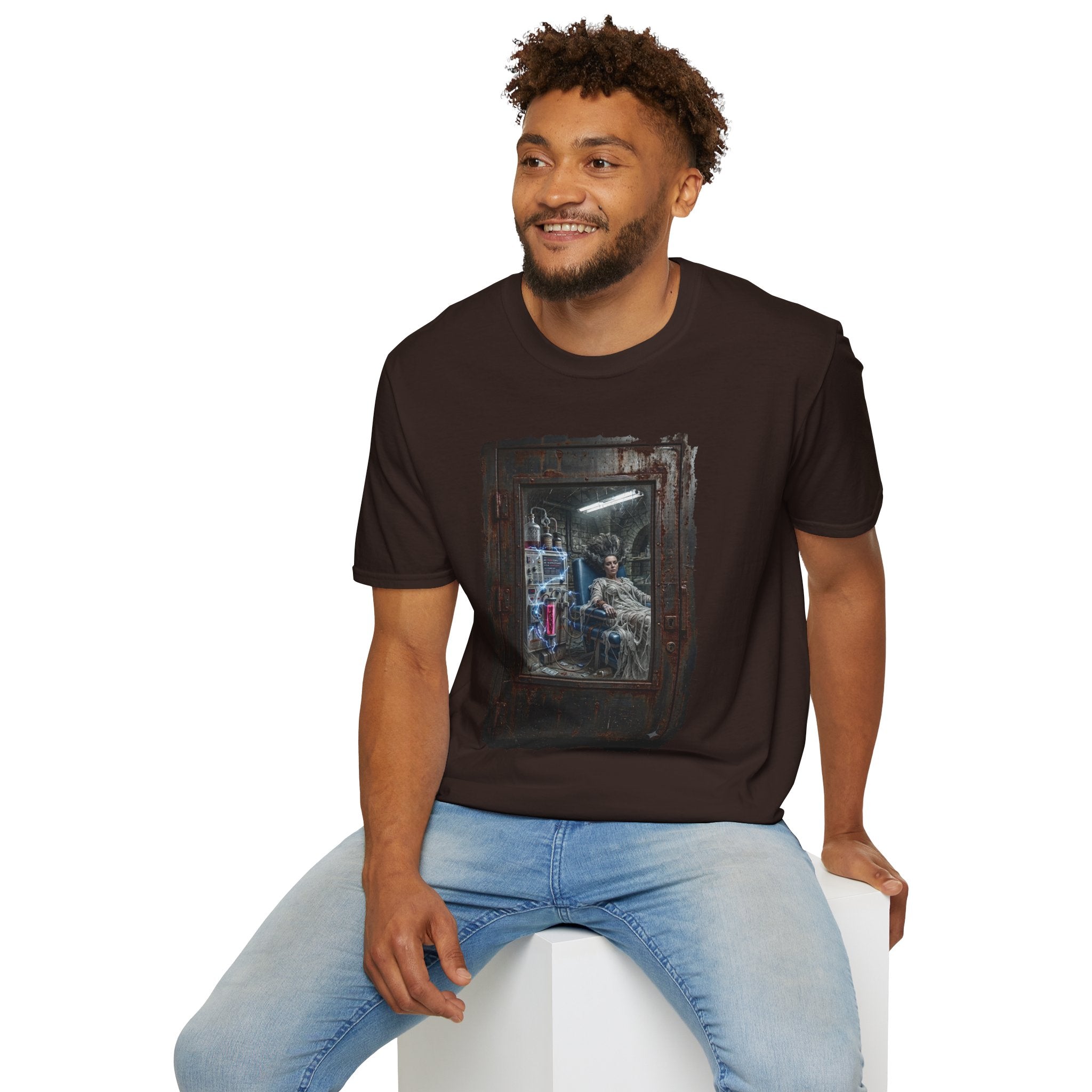 Vintage Barber Shop Photo T‑Shirt