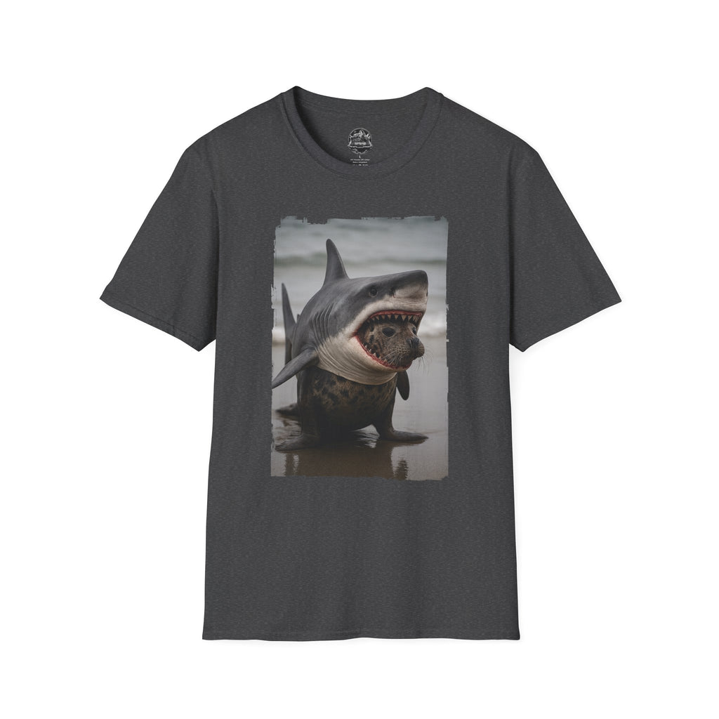 Seal in Shark’s Clothing | Funny Ocean Animal Graphic Tee | Quirky Marine Life Shirt | Creature Features Collection