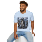 Orca & Penguin Graphic T‑Shirt — Cute Antarctic Wildlife Tee