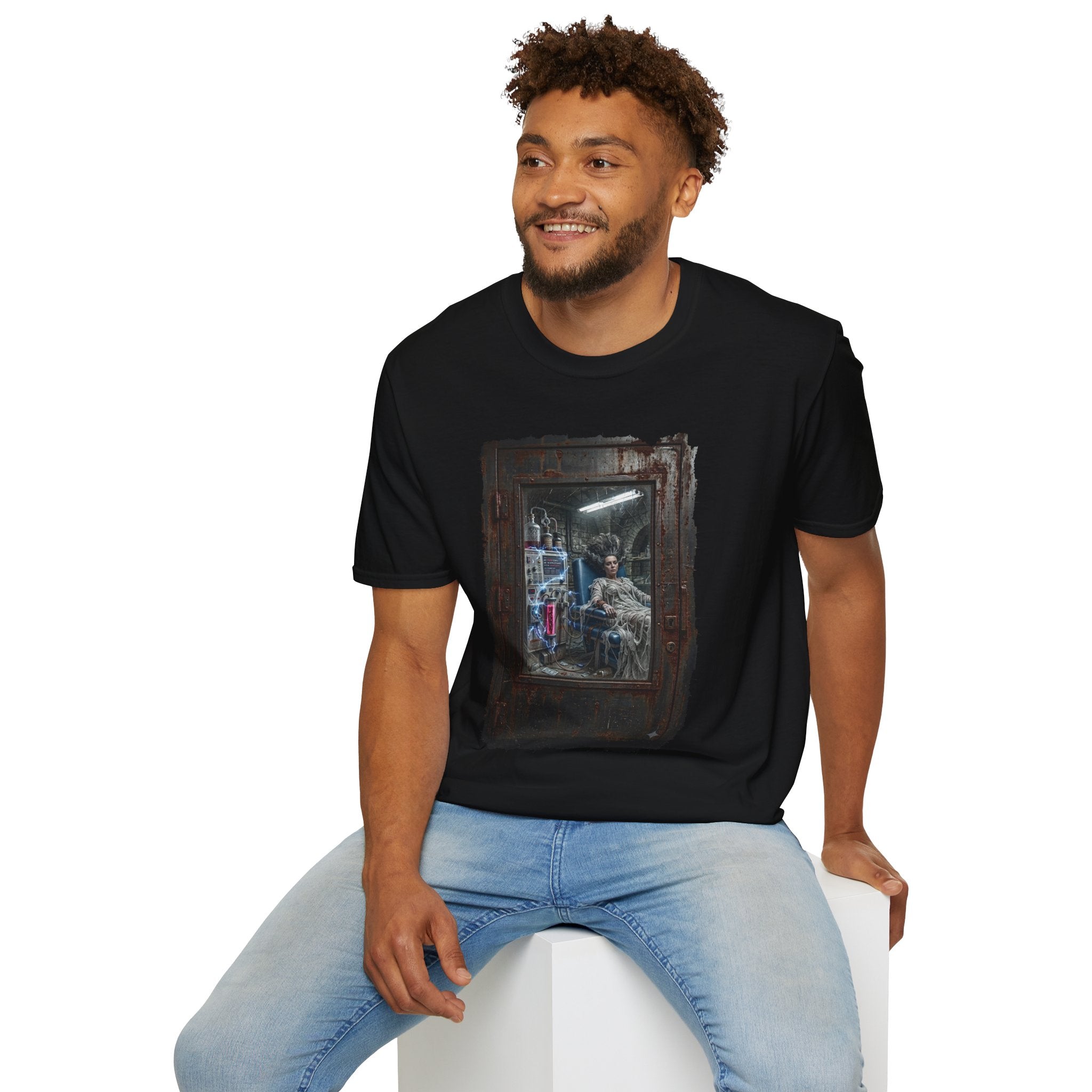 Vintage Barber Shop Photo T‑Shirt