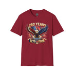 250 Years American Eagle T-Shirt — 1776–2026 Patriotic Anniversary Tee