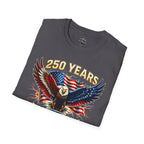 250 Years American Eagle T-Shirt — 1776–2026 Patriotic Anniversary Tee