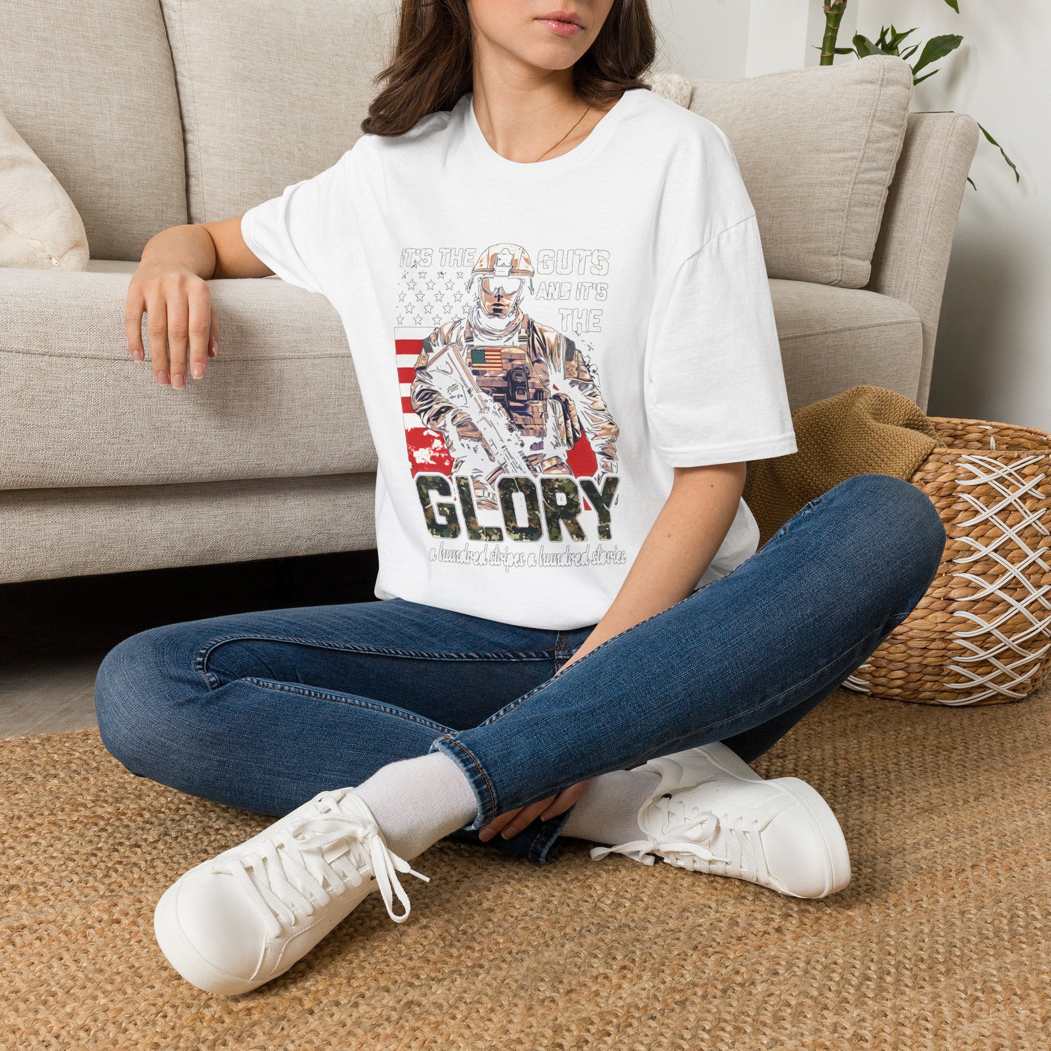 It's the Guts and It's the Glory T-Shirt — Motivational Graphic Tee