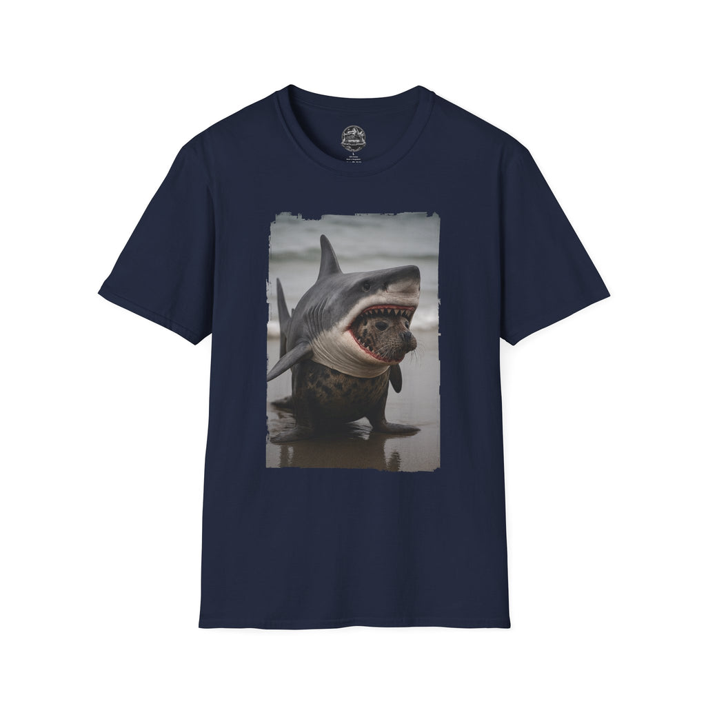 Seal in Shark’s Clothing | Funny Ocean Animal Graphic Tee | Quirky Marine Life Shirt | Creature Features Collection
