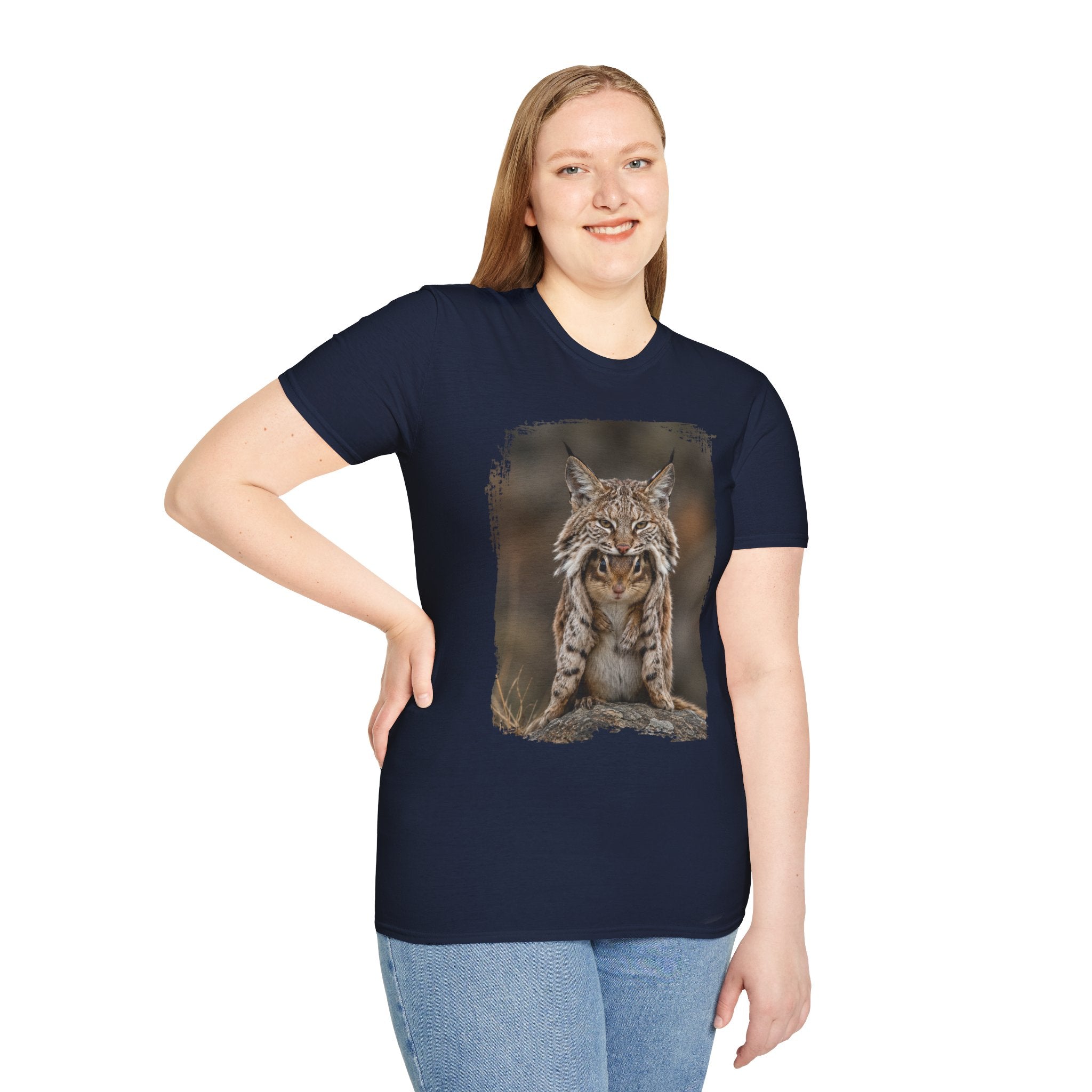Lynx Portrait T-Shirt — Wild Cat Graphic Tee