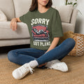 Sorry, Got Plans T‑Shirt — Cat on Couch Funny Lazy Day Tee