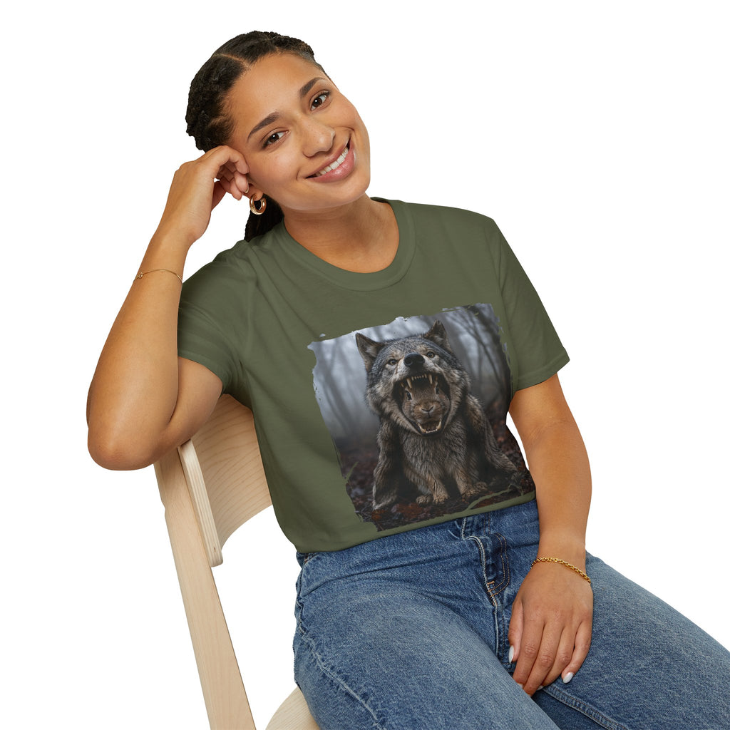 Wolf Roar T-Shirt — Fierce Forest Wildlife Graphic Tee