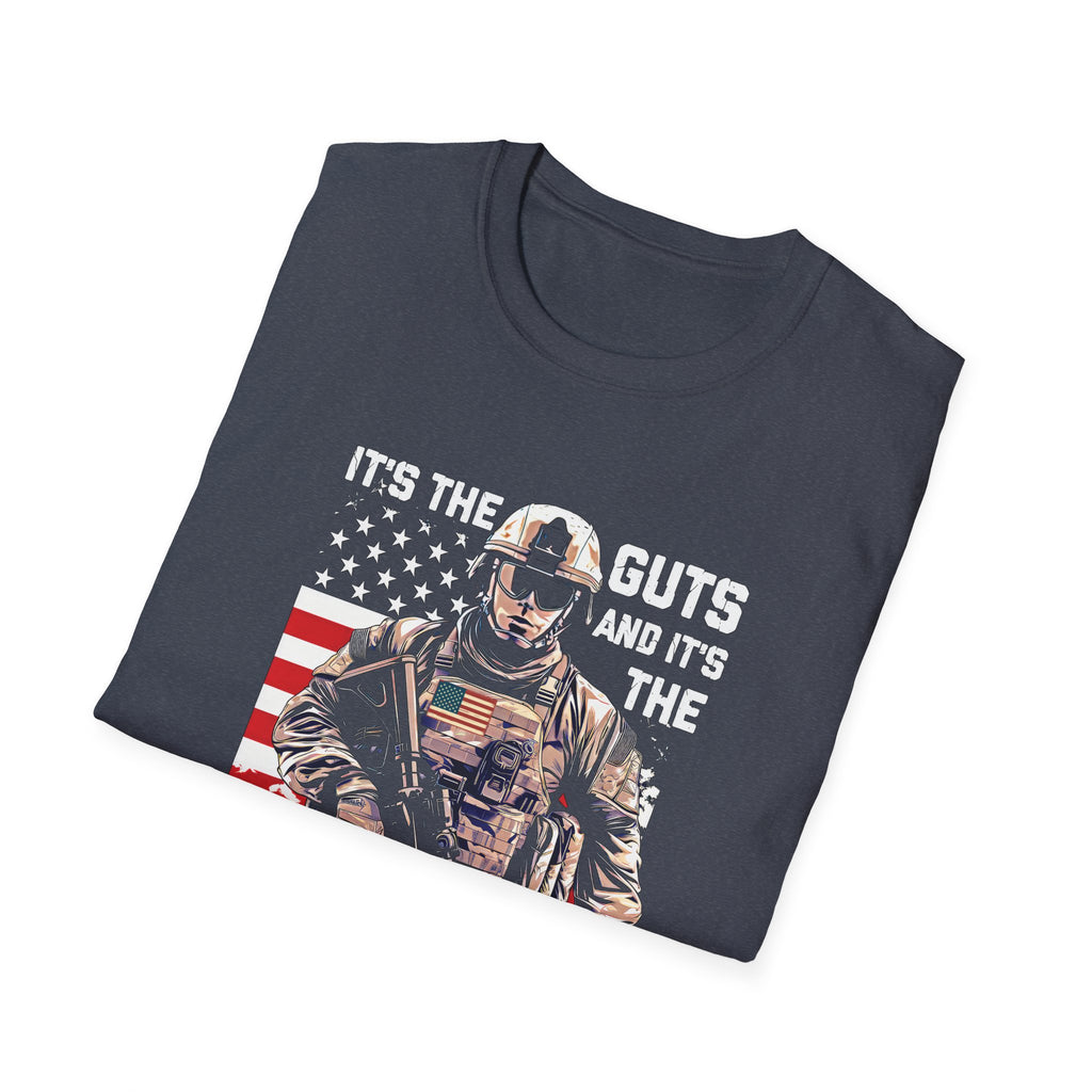 It's the Guts and It's the Glory T-Shirt — Motivational Graphic Tee