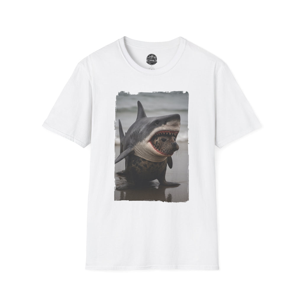 Seal in Shark’s Clothing | Funny Ocean Animal Graphic Tee | Quirky Marine Life Shirt | Creature Features Collection