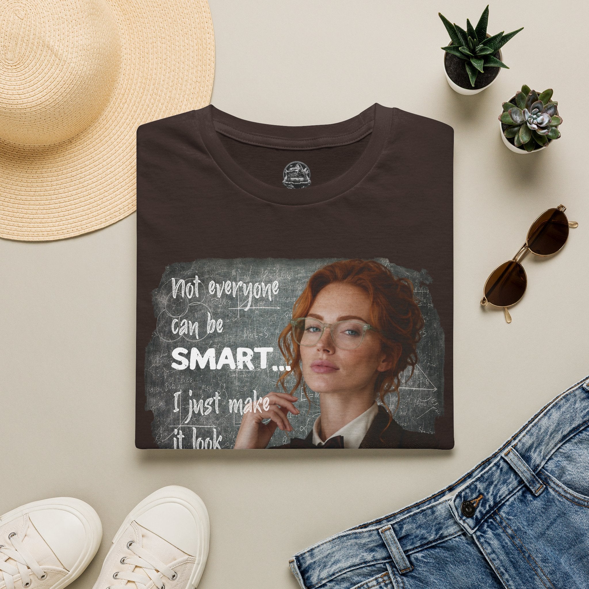 T-Shirt — “Not Everyone Can Be Smart, I Just Make It Look Easy” Graphic Tee