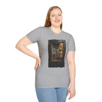 Horror Mummy Room Graphic T‑Shirt — Vintage Creepy Museum Scene Tee