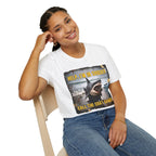 Shark Graphic T-Shirt — "Help, I'm in Shock!" Funny Beachwear