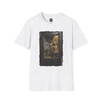 Horror Mummy Room Graphic T‑Shirt — Vintage Creepy Museum Scene Tee
